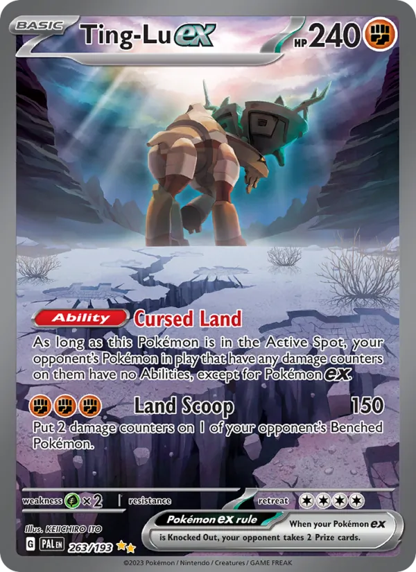 Ting-Lu ex 263/193 Paldea Evolved