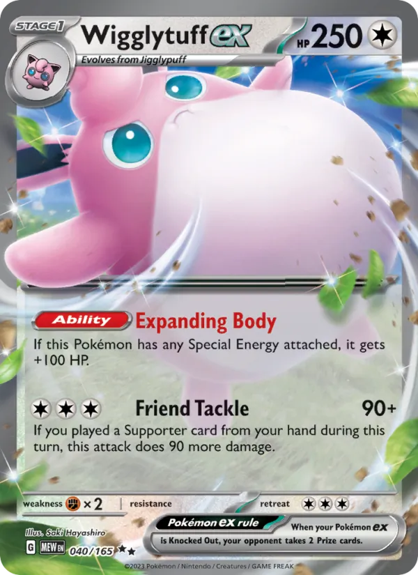 Wigglytuff ex 040/165 151