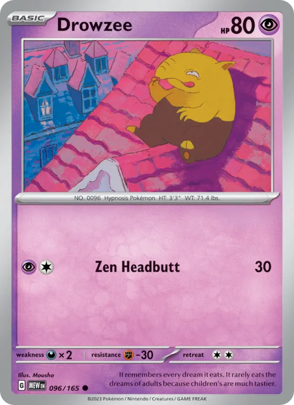 Drowzee 096/165 151