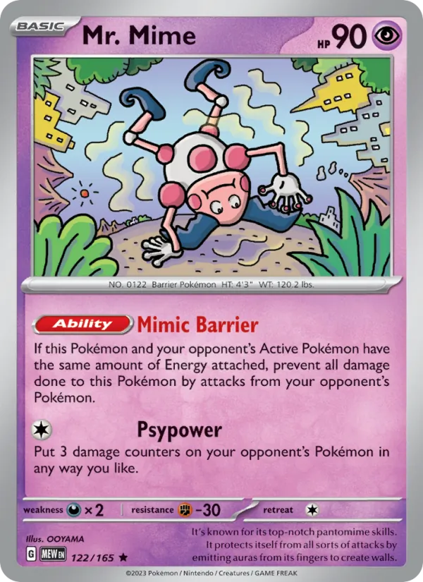 Mr. Mime 122/165 151