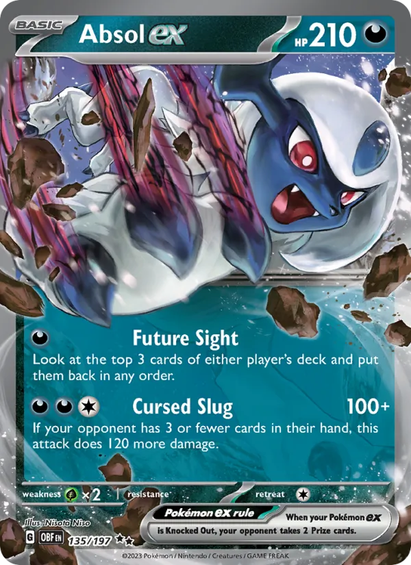Absol ex 135/197 Obsidian Flames