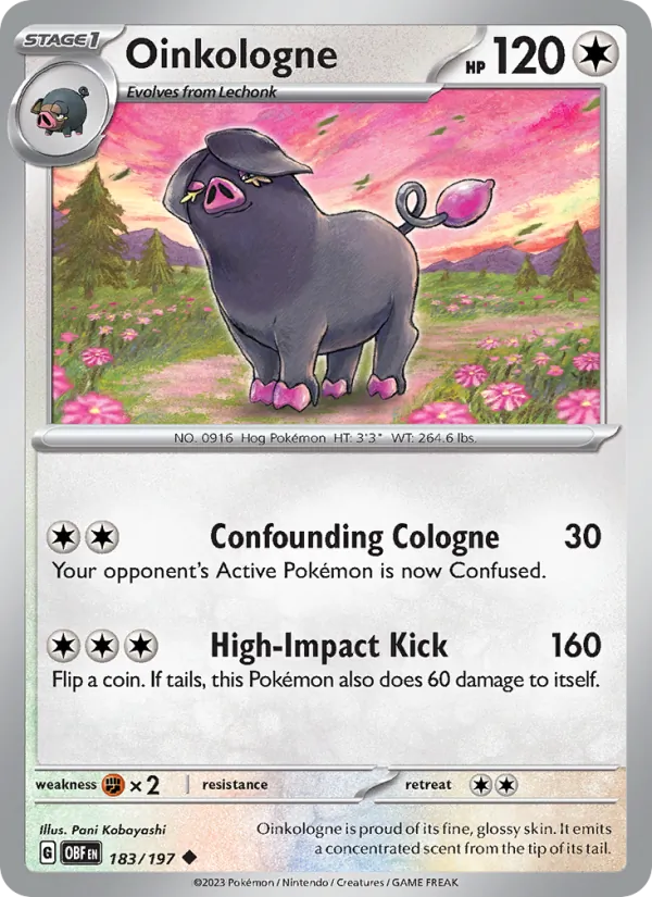Oinkologne 183/197 Obsidian Flames