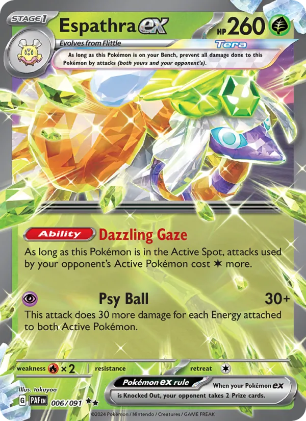 Espathra ex 006/91 Paldean Fates