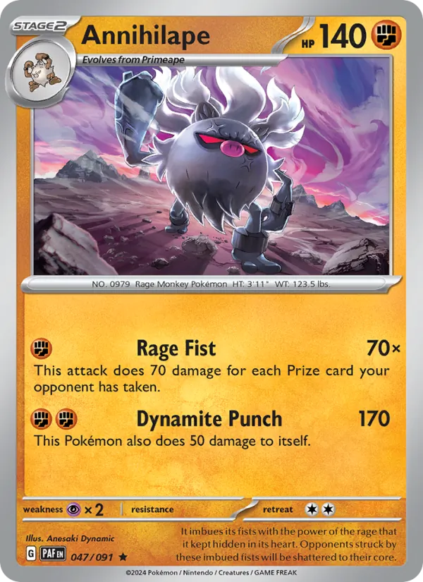 Annihilape 047/91 Paldean Fates