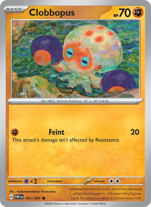 Clobbopus 051/91 Paldean Fates