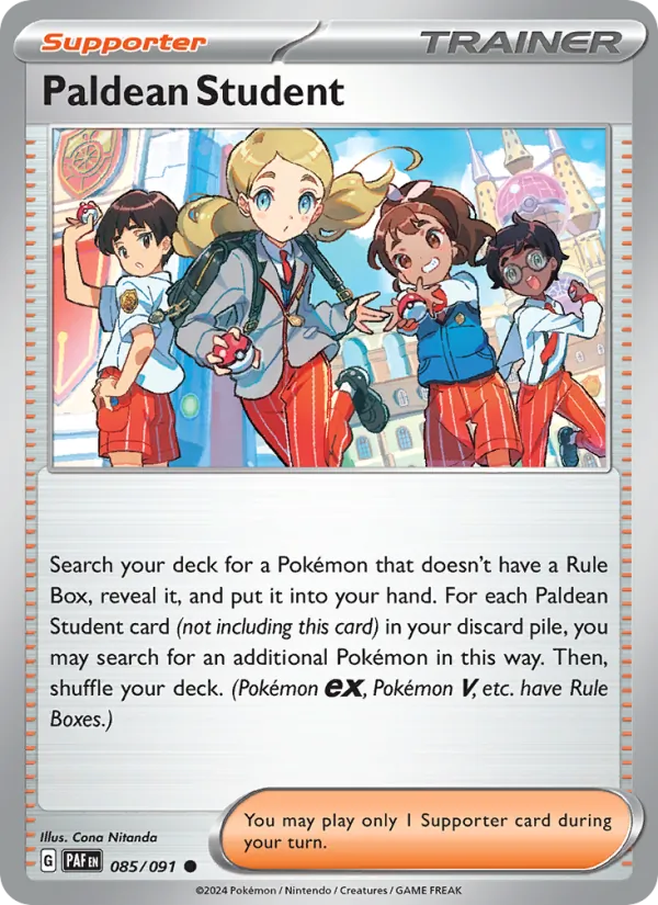 Paldean Student 085/91 Paldean Fates