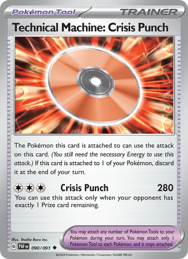 Technical Machine: Crisis Punch 090/91 Paldean Fates