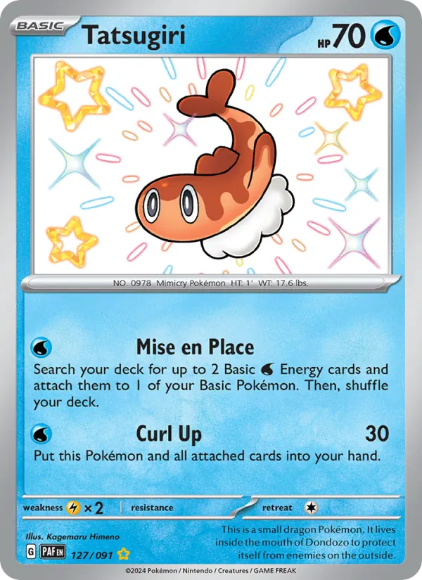 Tatsugiri 127/91 Paldean Fates