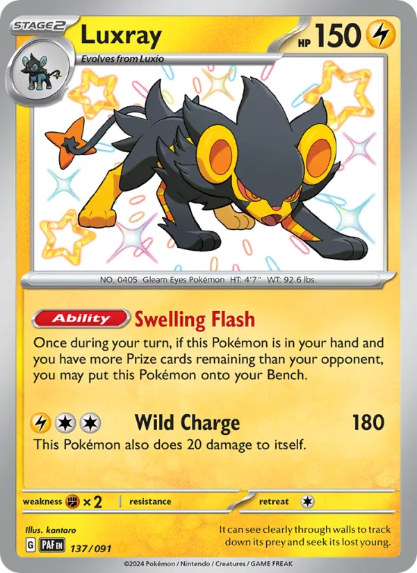 Luxray 137/91 Paldean Fates