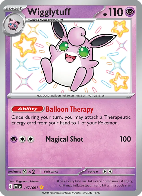 Wigglytuff 147/91 Paldean Fates
