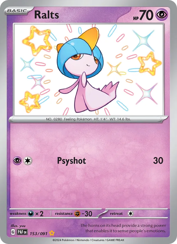 Ralts 153/91 Paldean Fates