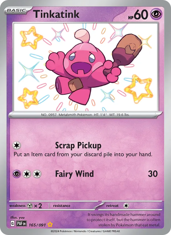 Tinkatink 165/91 Paldean Fates