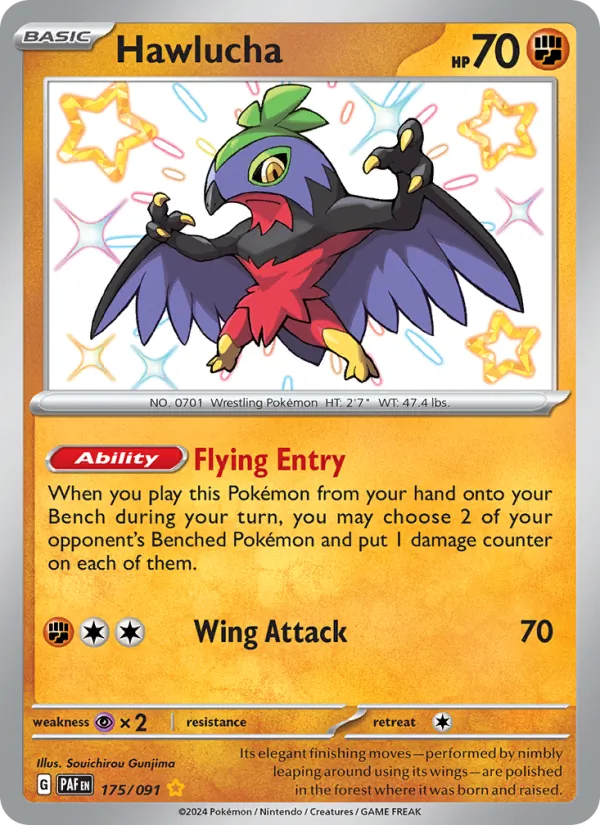 Hawlucha 175/91 Paldean Fates