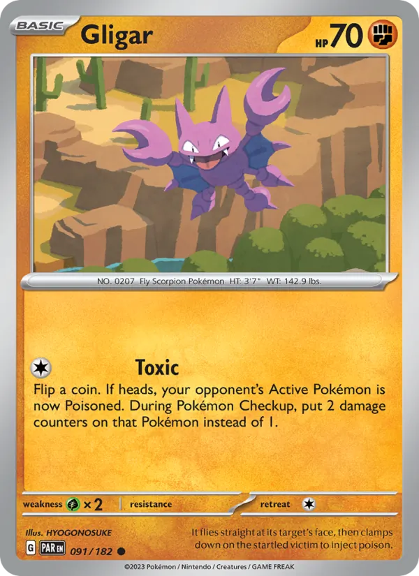 Gligar 091/182 Paradox Rift