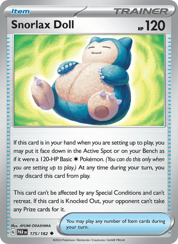 Snorlax Doll 175/182 Paradox Rift