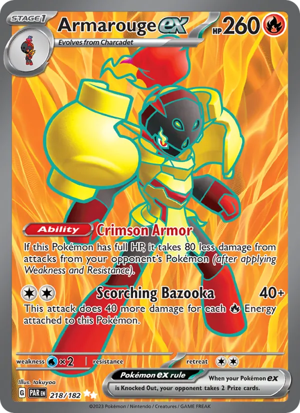 Armarouge ex 218/182 Paradox Rift