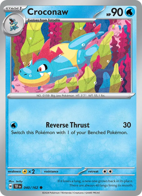 Croconaw 040/162 Temporal Forces
