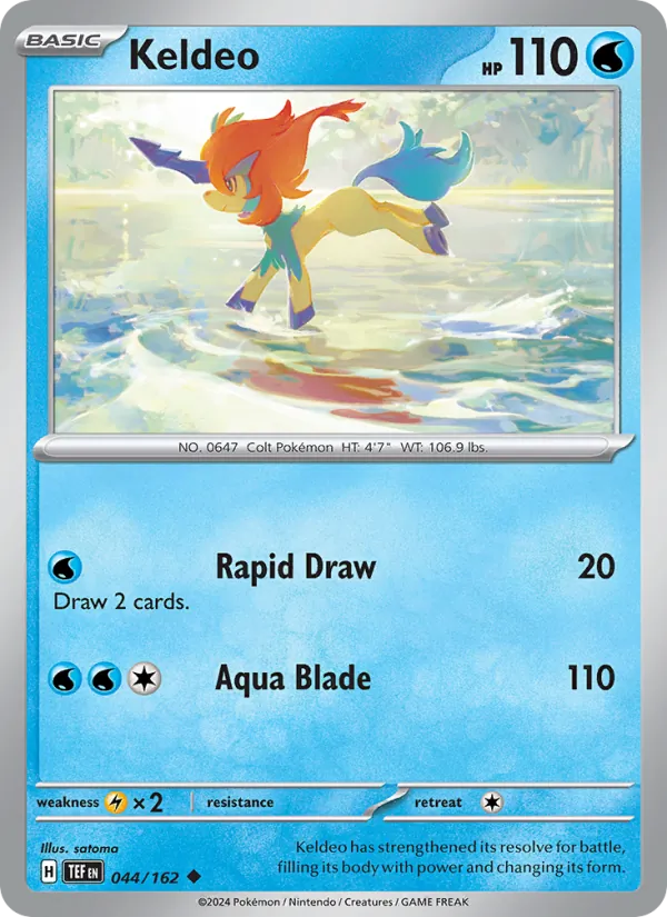 Keldeo 044/162 Temporal Forces