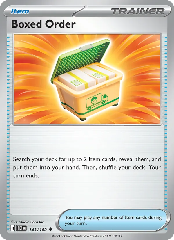 Boxed Order 143/162 Temporal Forces