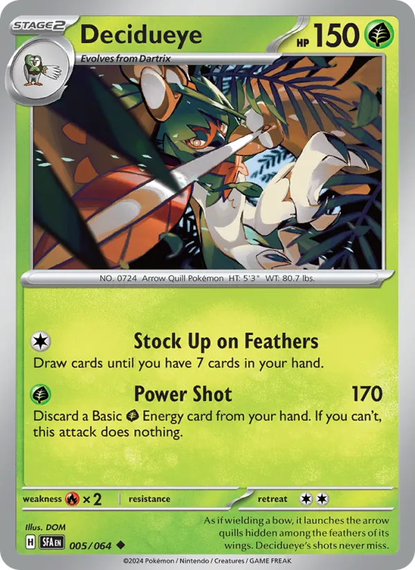 Decidueye 005/64 Shrouded Fable