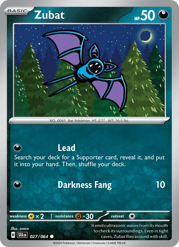 Zubat 027/64 Shrouded Fable