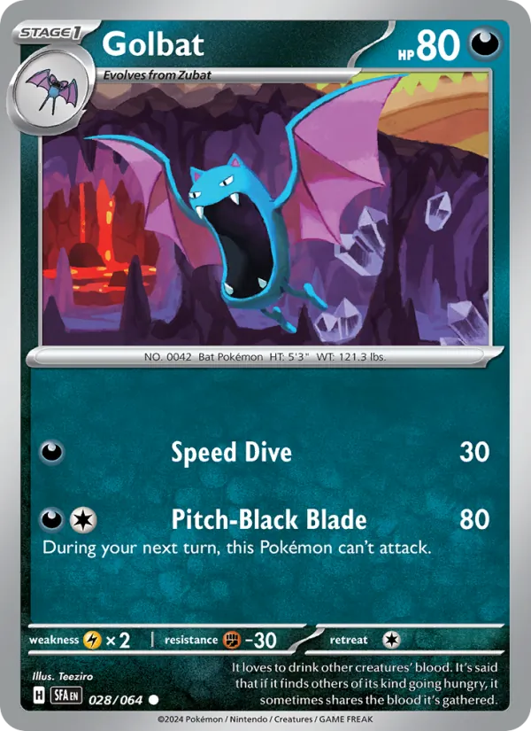 Golbat 028/64 Shrouded Fable