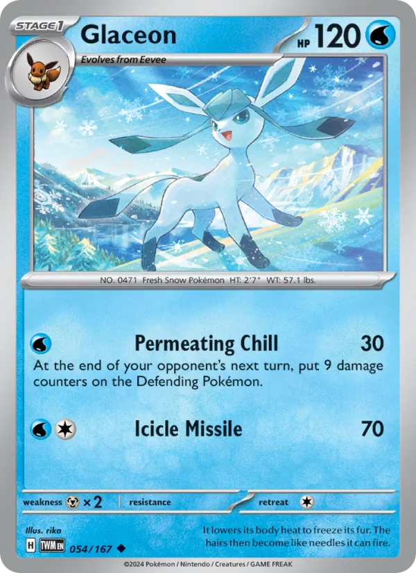 Glaceon 054/167 Twilight Masquerade