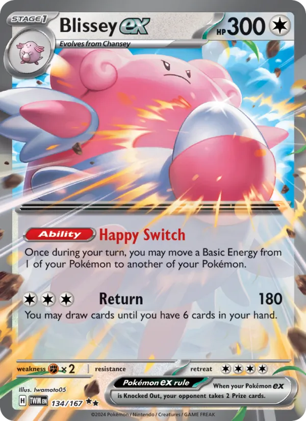 Blissey ex 134/167 Twilight Masquerade