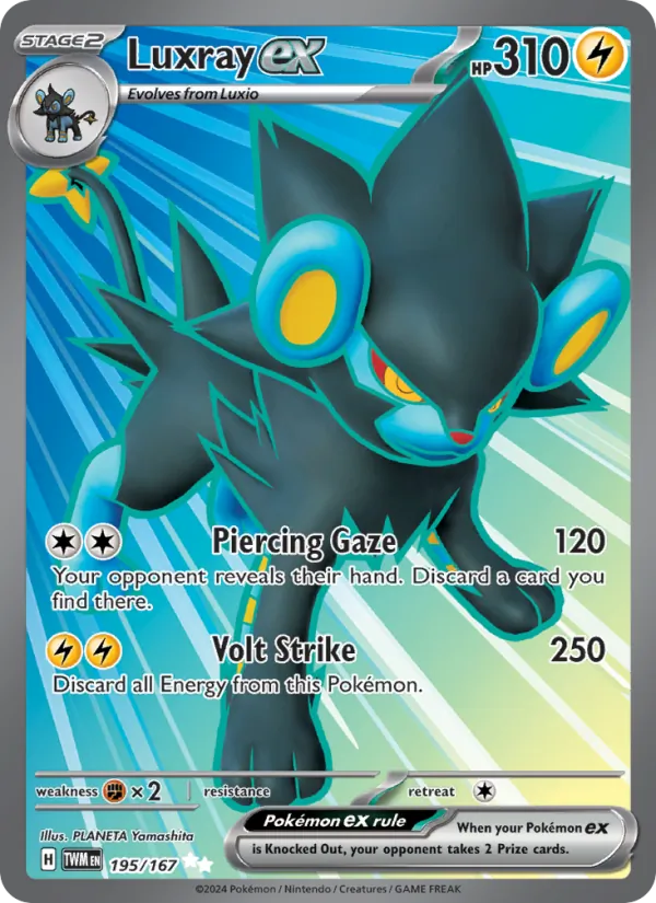 Luxray ex 195/167 Twilight Masquerade
