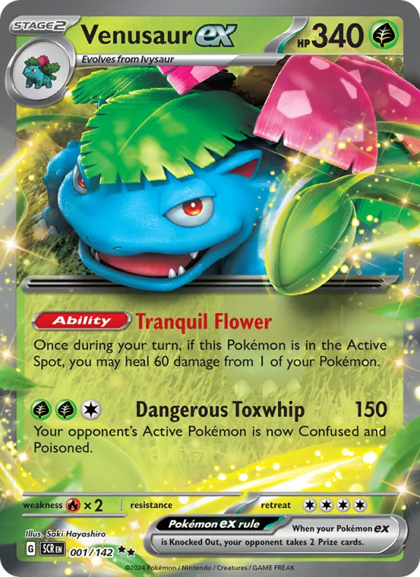 Venusaur ex 001/142 Stellar Crown