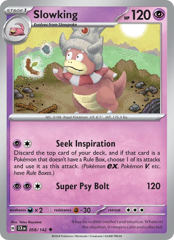 Slowking 058/142 Stellar Crown