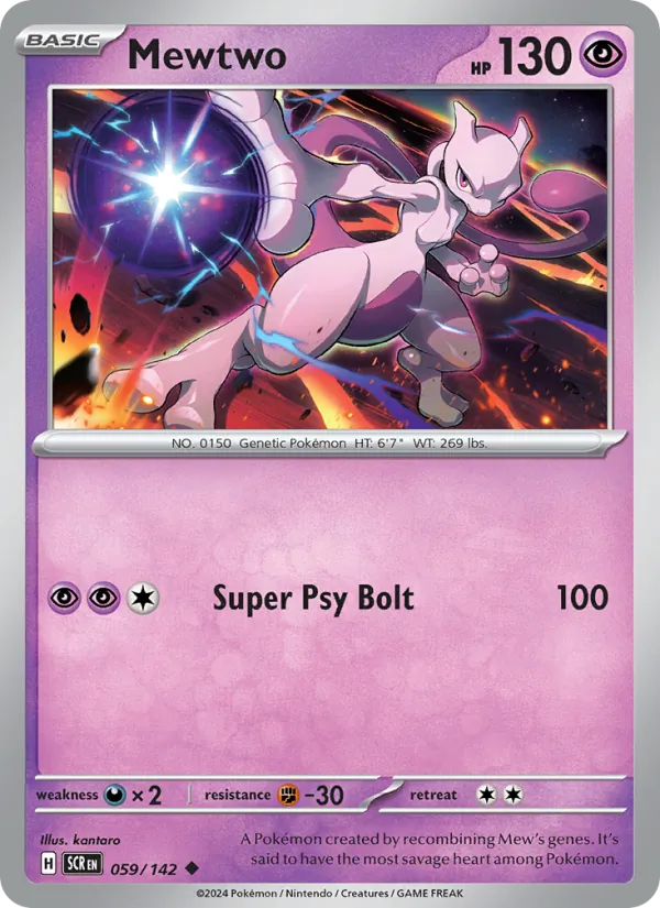 Mewtwo 059/142 Stellar Crown