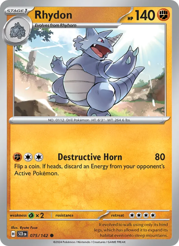 Rhydon 075/142 Stellar Crown