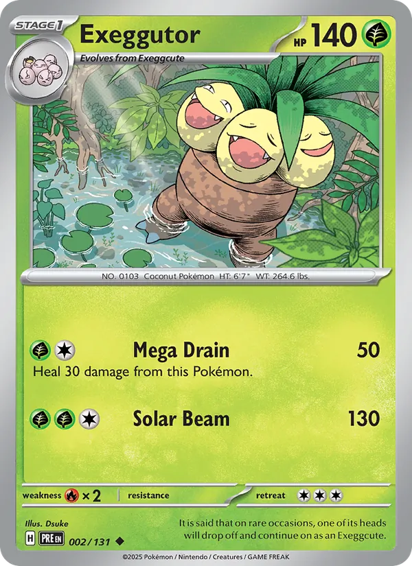 Exeggutor 002/131 Prismatic Evolutions