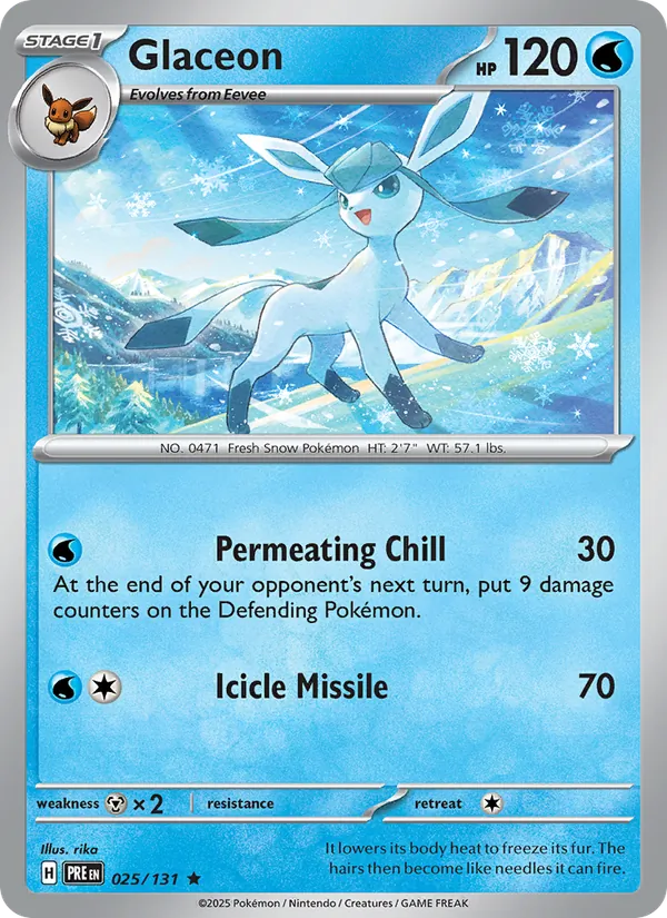 Glaceon 025/131 Prismatic Evolutions