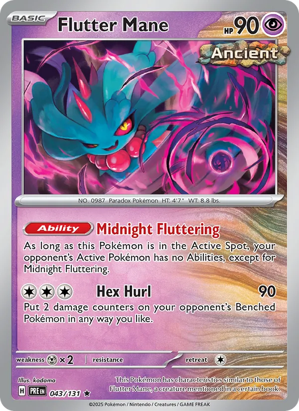 Flutter Mane 043/131 Prismatic Evolutions
