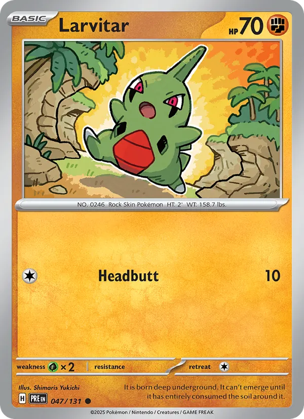 Larvitar 047/131 Prismatic Evolutions