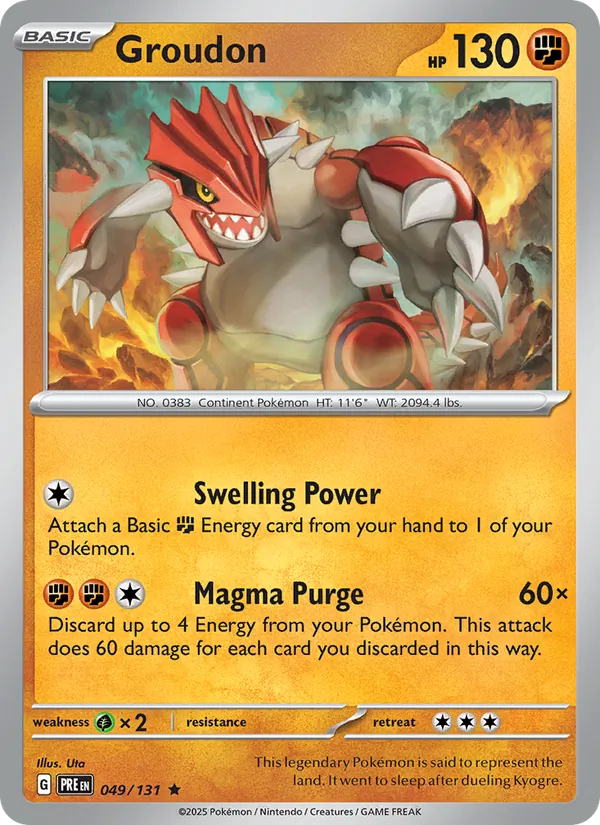 Groudon 049/131 Prismatic Evolutions