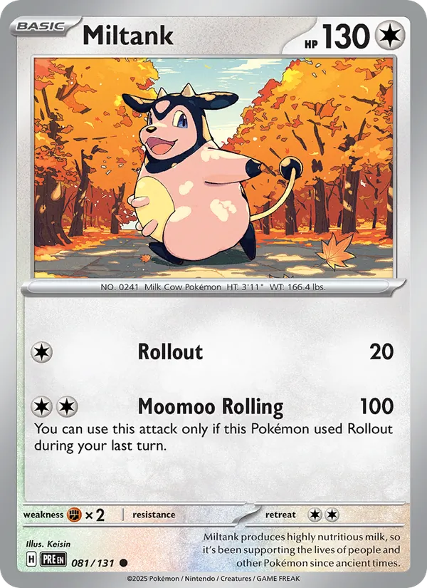Miltank 081/131 Prismatic Evolutions