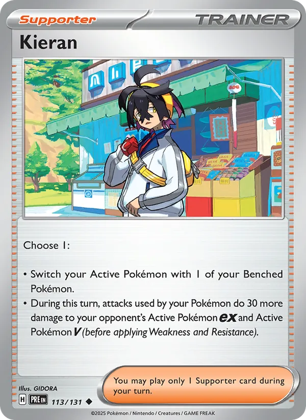 Kieran 113/131 Prismatic Evolutions