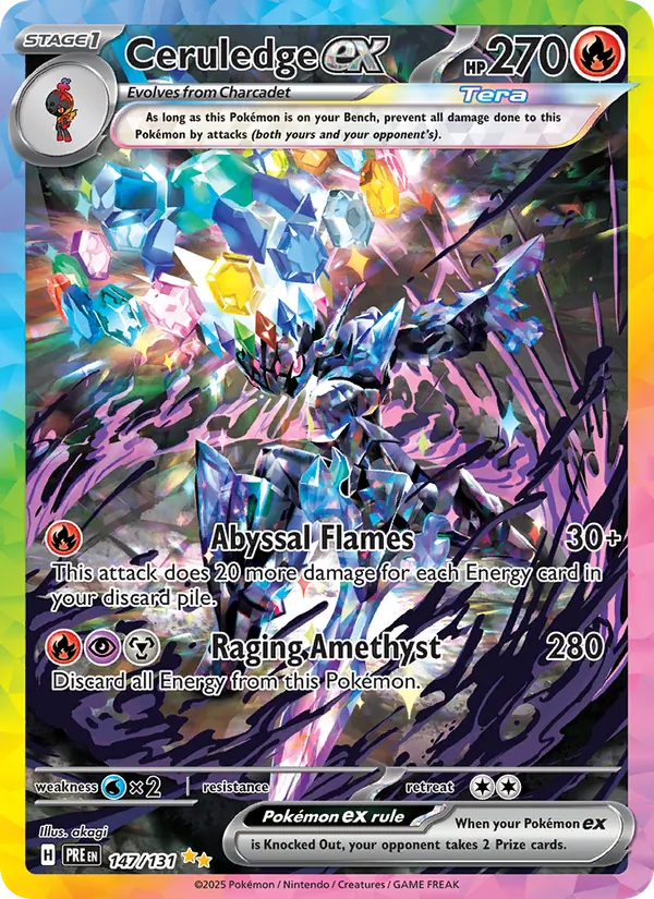 Ceruledge ex 147/131 Prismatic Evolutions