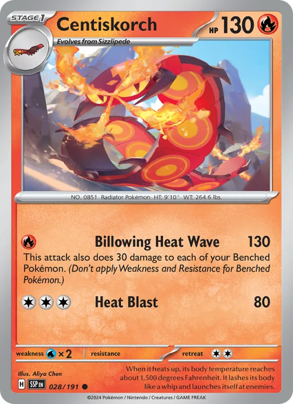 Centiskorch 028/191 Surging Sparks