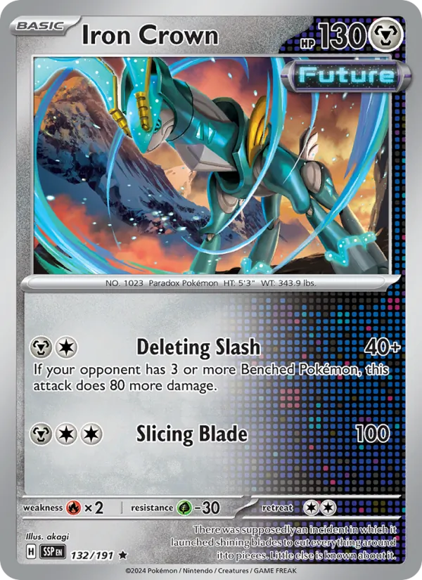 Iron Crown 132/191 Surging Sparks