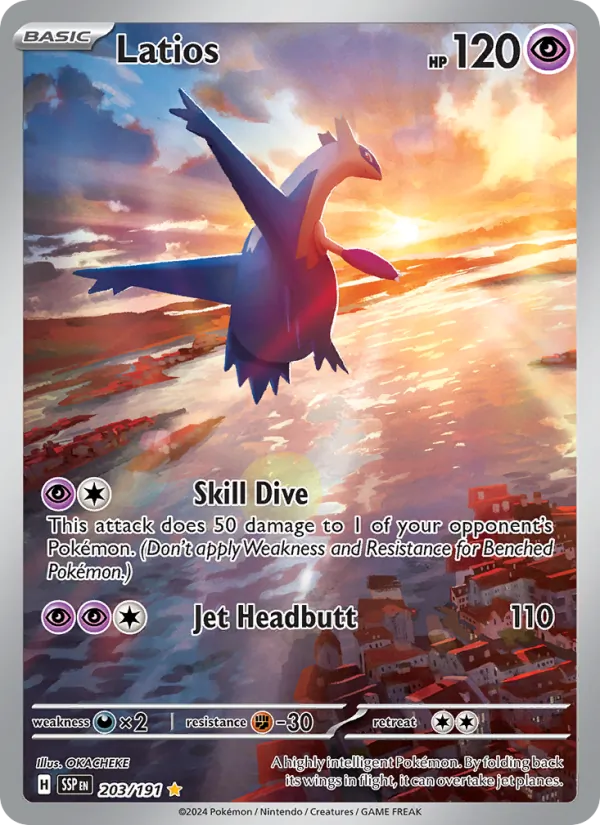 Latios 203/191 Surging Sparks