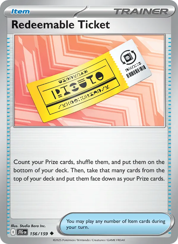 Redeemable Ticket 156/159 Journey Together