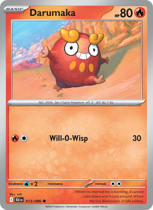 Darumaka 013/86 Black Bolt