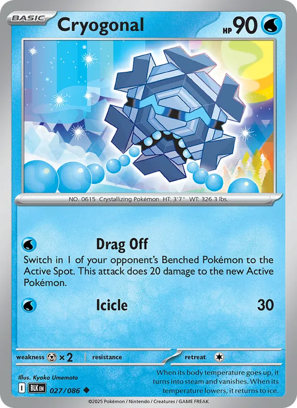 Cryogonal 027/86 Black Bolt