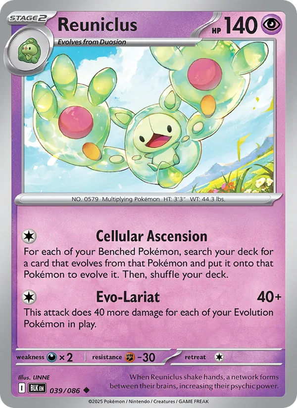 Reuniclus 039/86 Black Bolt