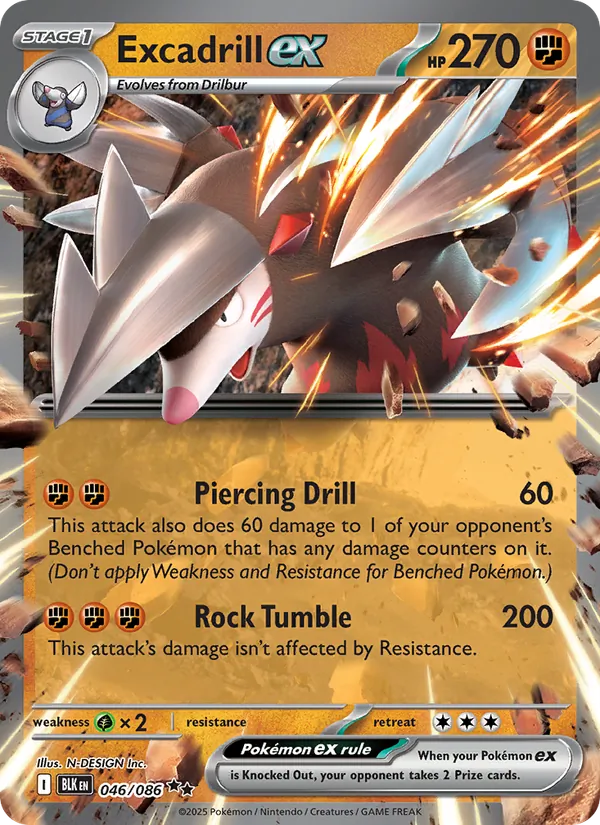 Excadrill ex 046/86 Black Bolt