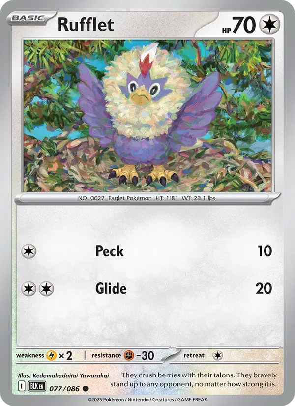 Rufflet 077/86 Black Bolt